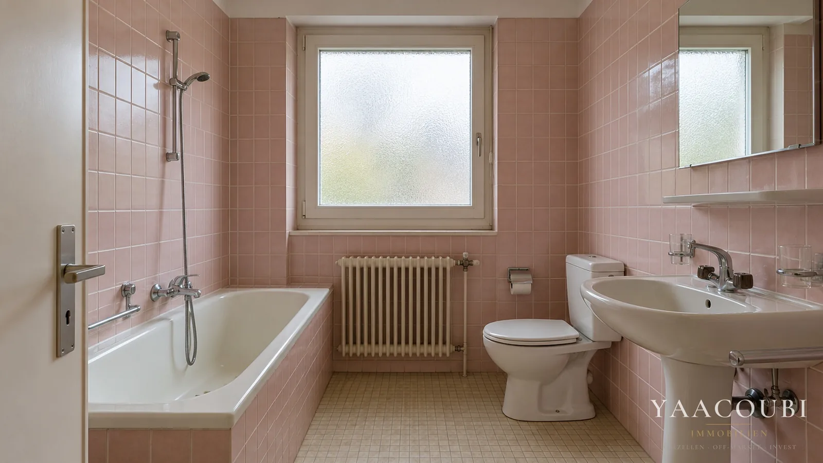 Badezimmer einer Wohnung, Heute