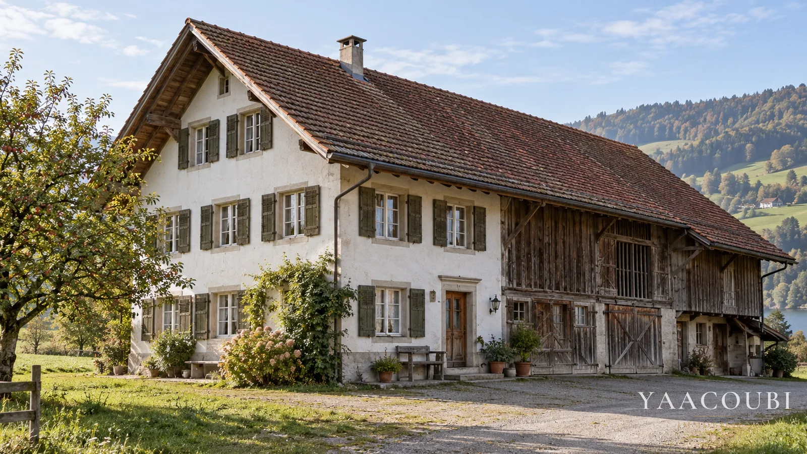 Bauernhaus mit angebauter Scheune, Heute