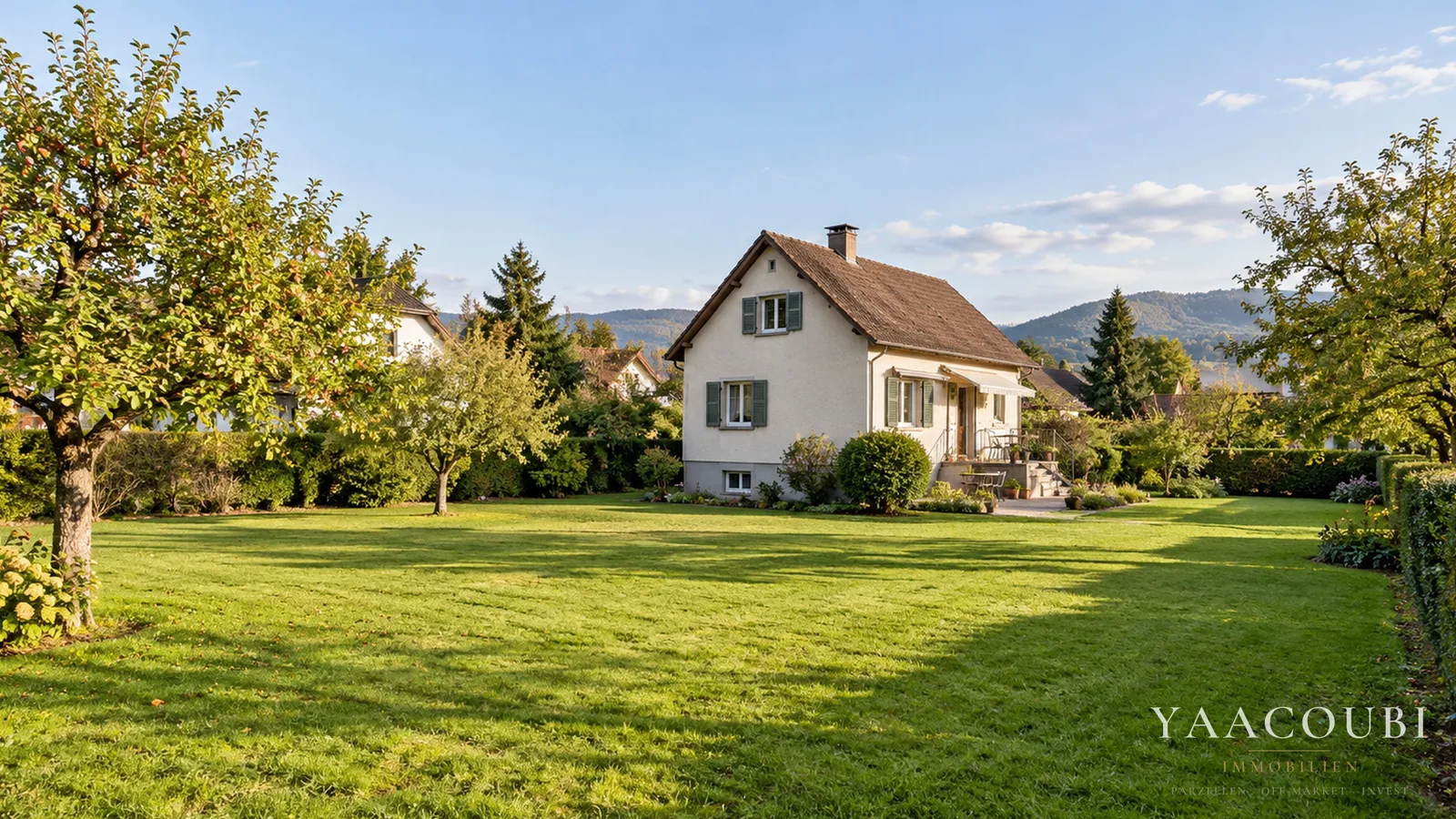 Einfamilienhaus mit grossem Garten