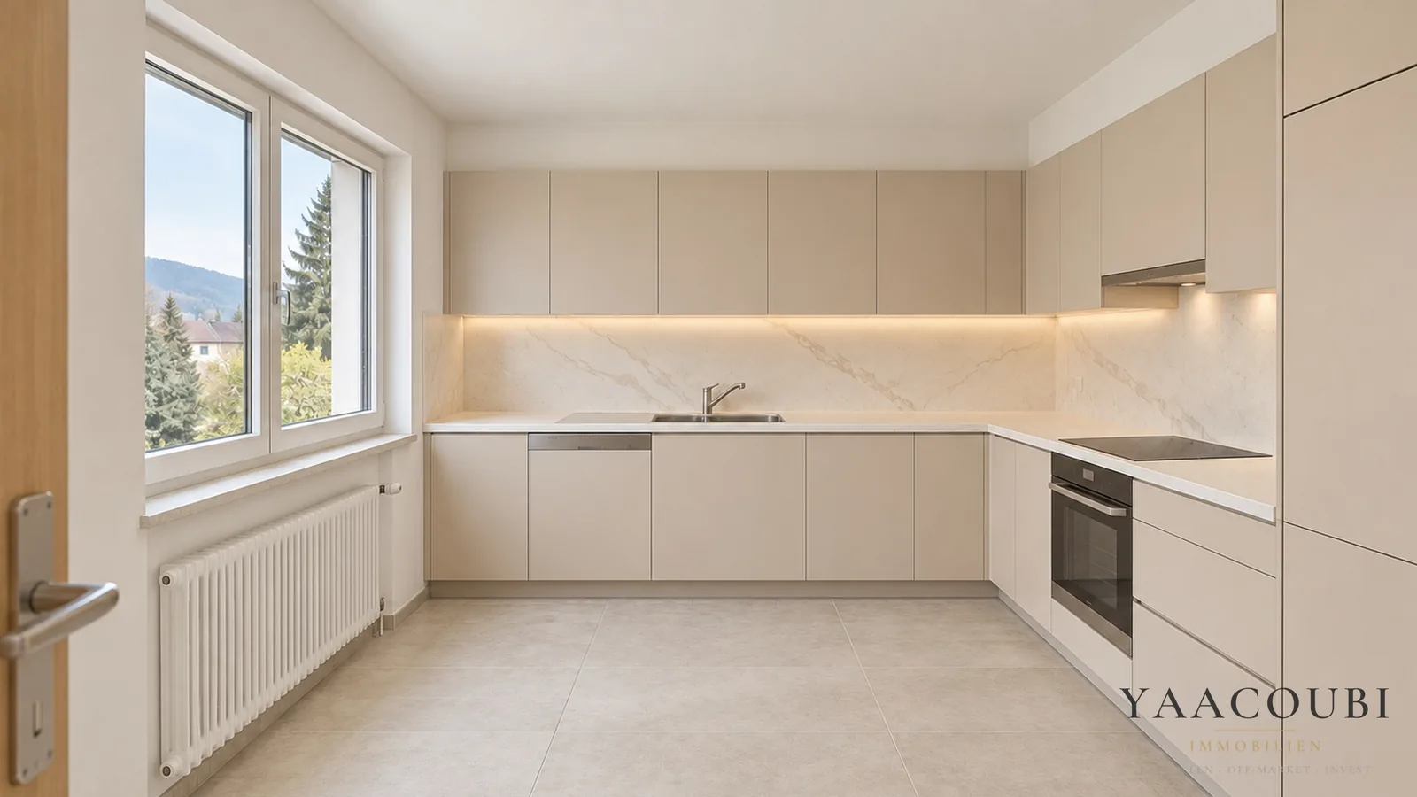 Küche einer Wohnung, Nach der Erneuerung