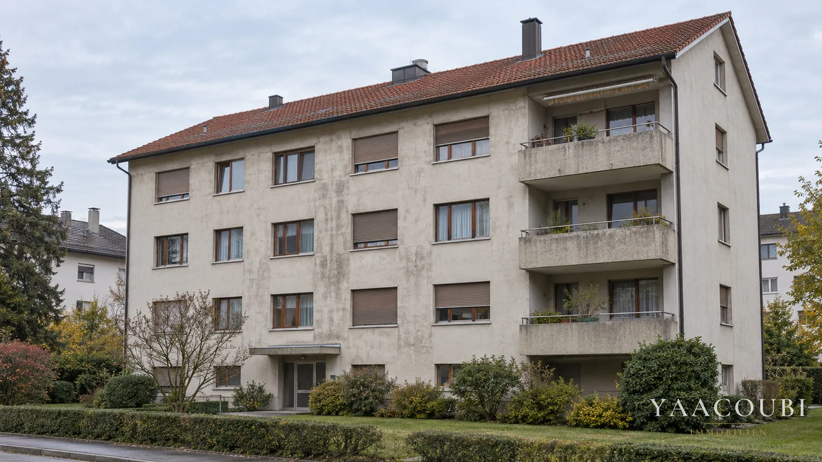 Mehrfamilienhaus aus den 1960er-Jahren